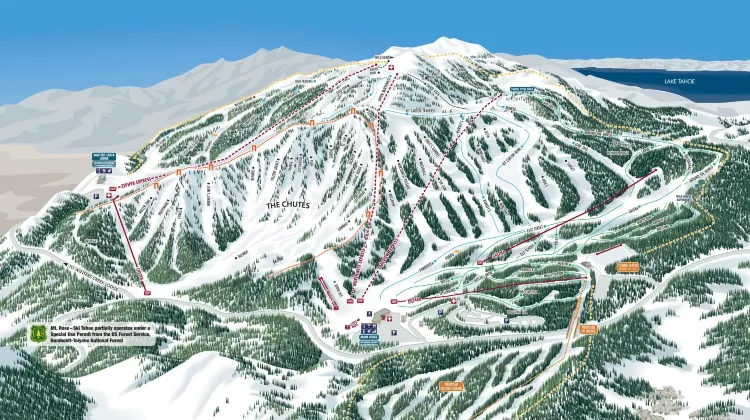 Mt. Rose Ski Resort: Trail Map and Terrain