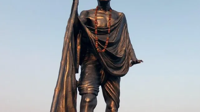 A statue of Mahatma Gandhi
