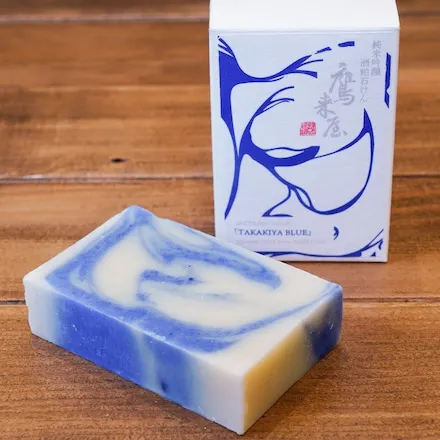 純米吟醸 酒粕石けん TAKAKIYA BLUE