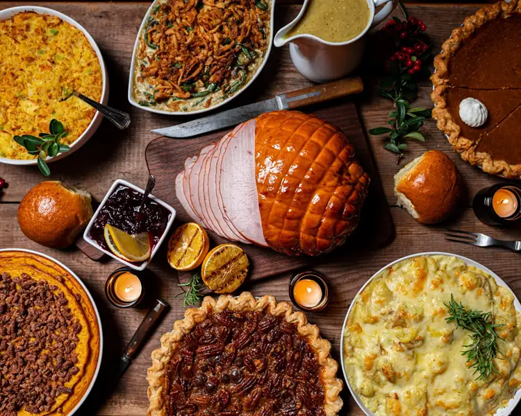The Thanksgiving feast is undoubtedly the highlight of the day