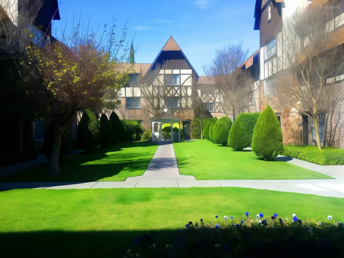 Back yard - Hotel near Disneyland with Shuttle