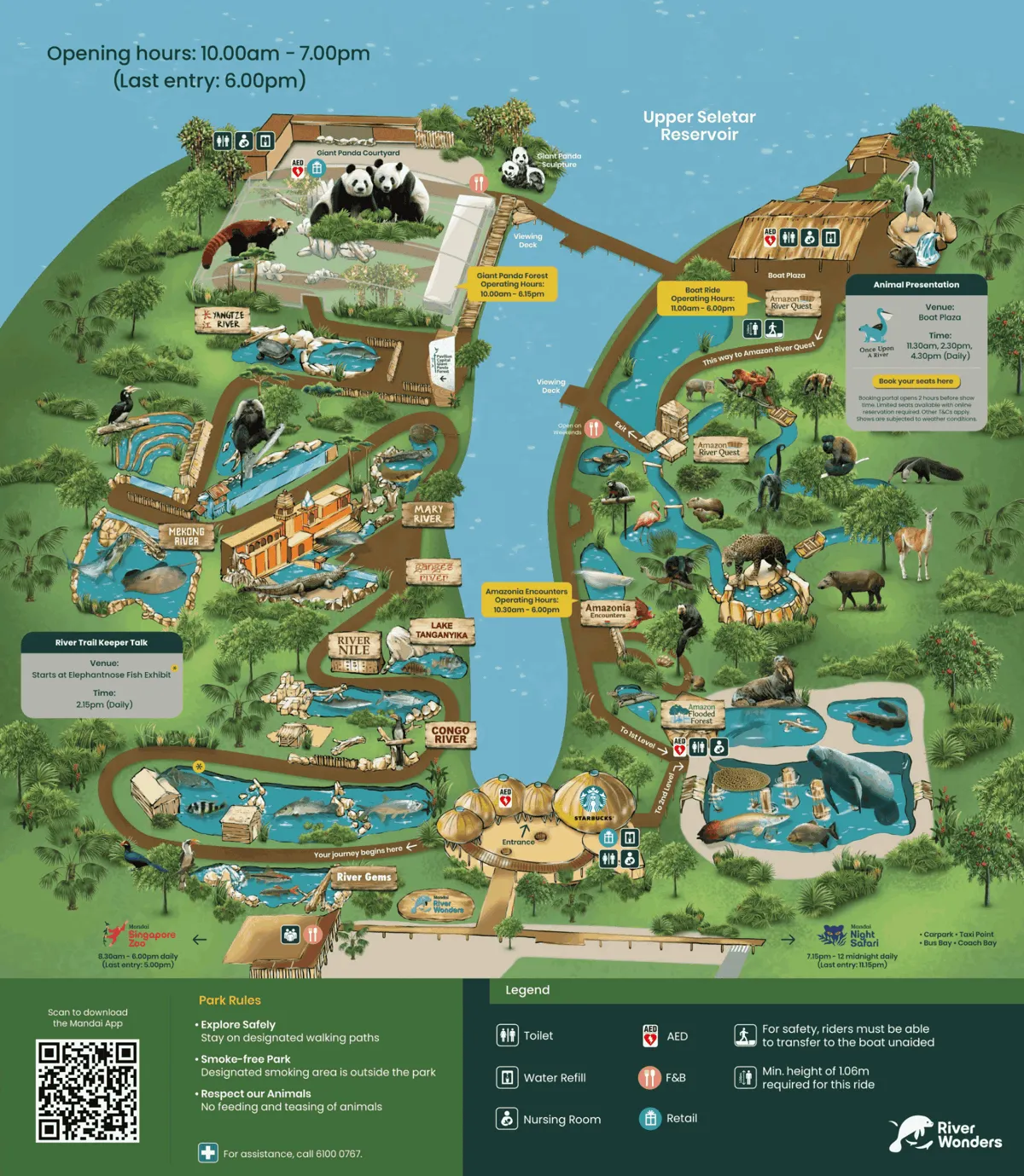 River Wonders map