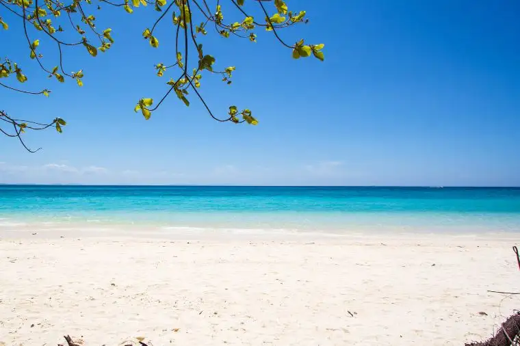 The white sands of Jimbaran Beach