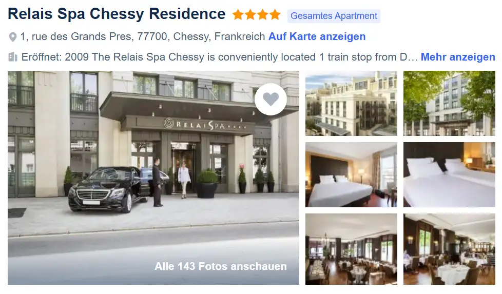 Relais Spa Chessy Residence