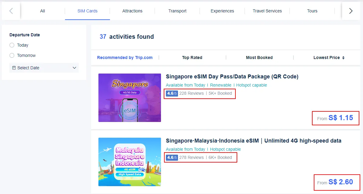 How to buy eSIM in Singapore 