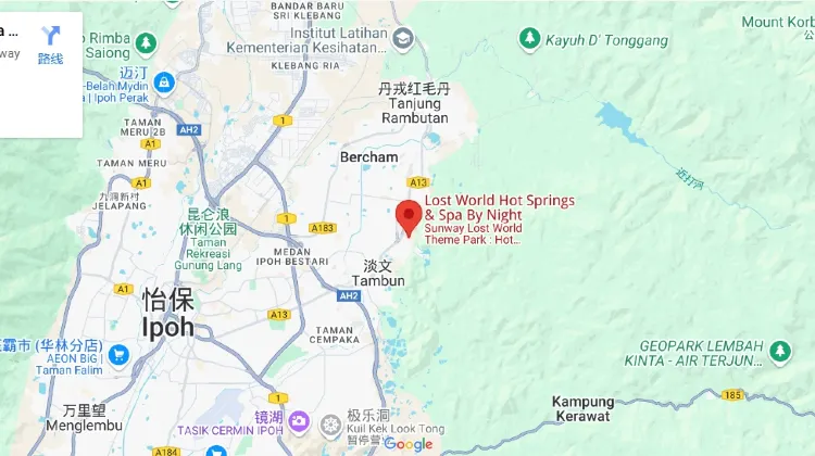 Cara Pergi ke Sunway Lost World of Tambun