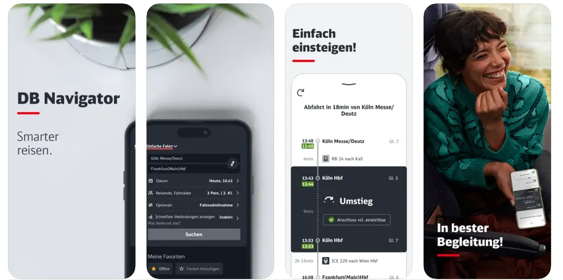 DB Navigator: Die offizielle Bahn-App der Deutschen Bahn