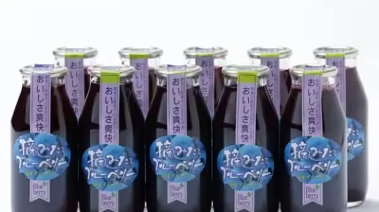 摘みたてブルーベリー