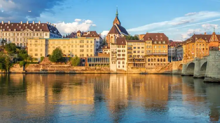 View of Basel from the water