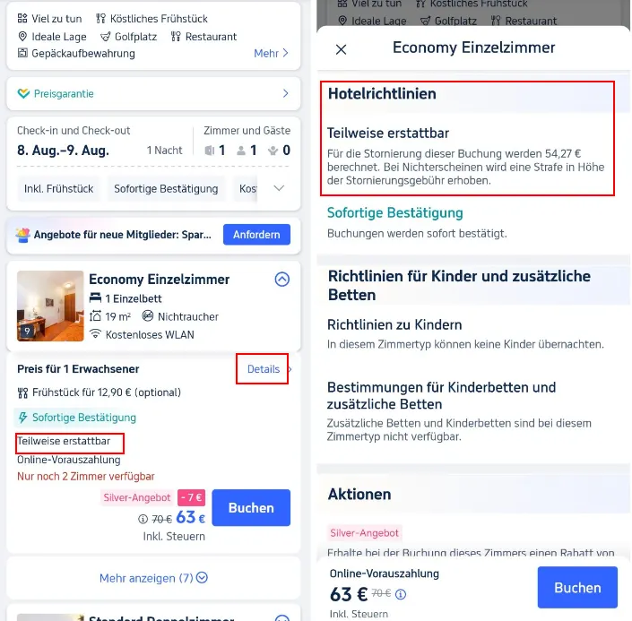 Melde dich bei deinem Trip.com-Konto an
