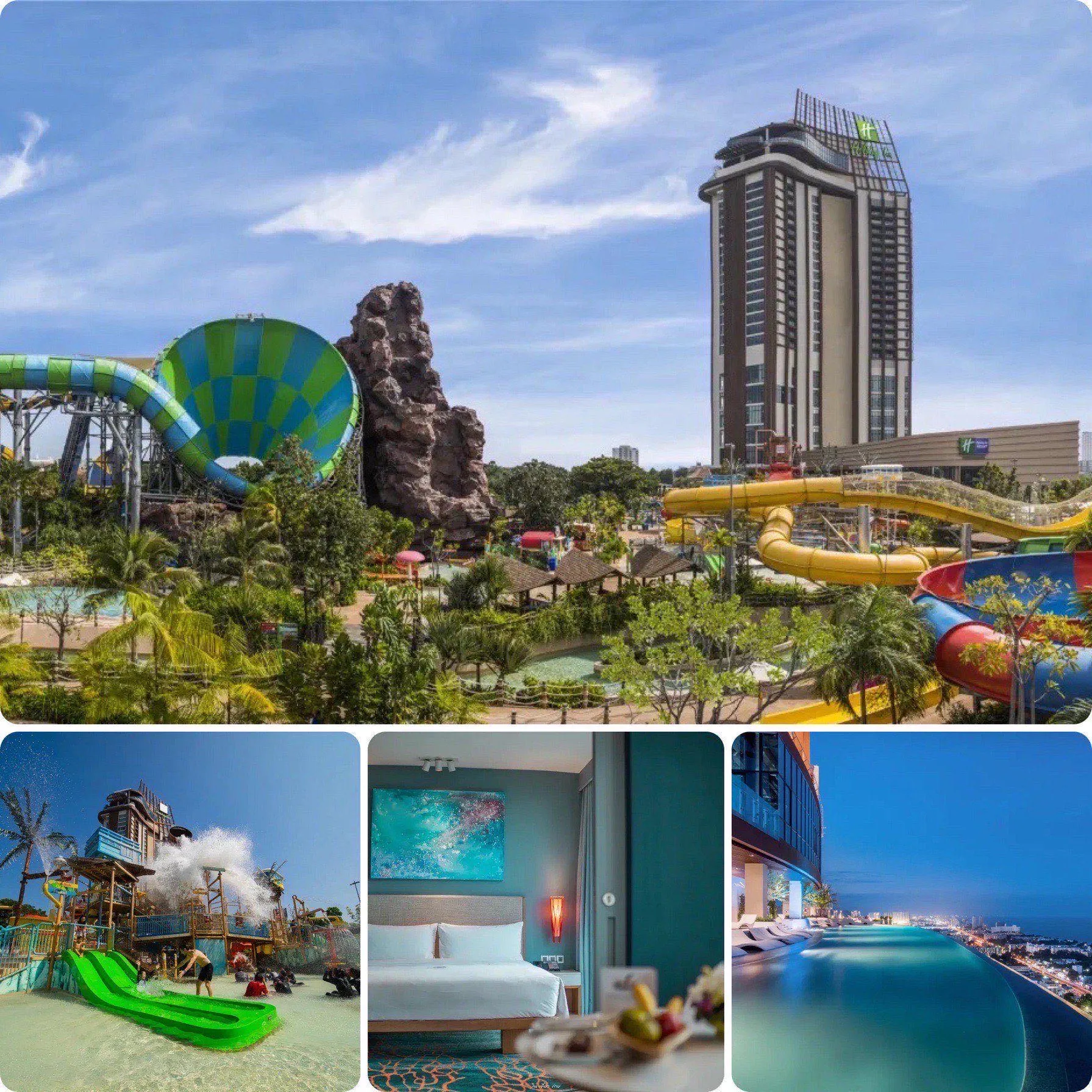 โรงแรมที่มีสวนน้ำ 