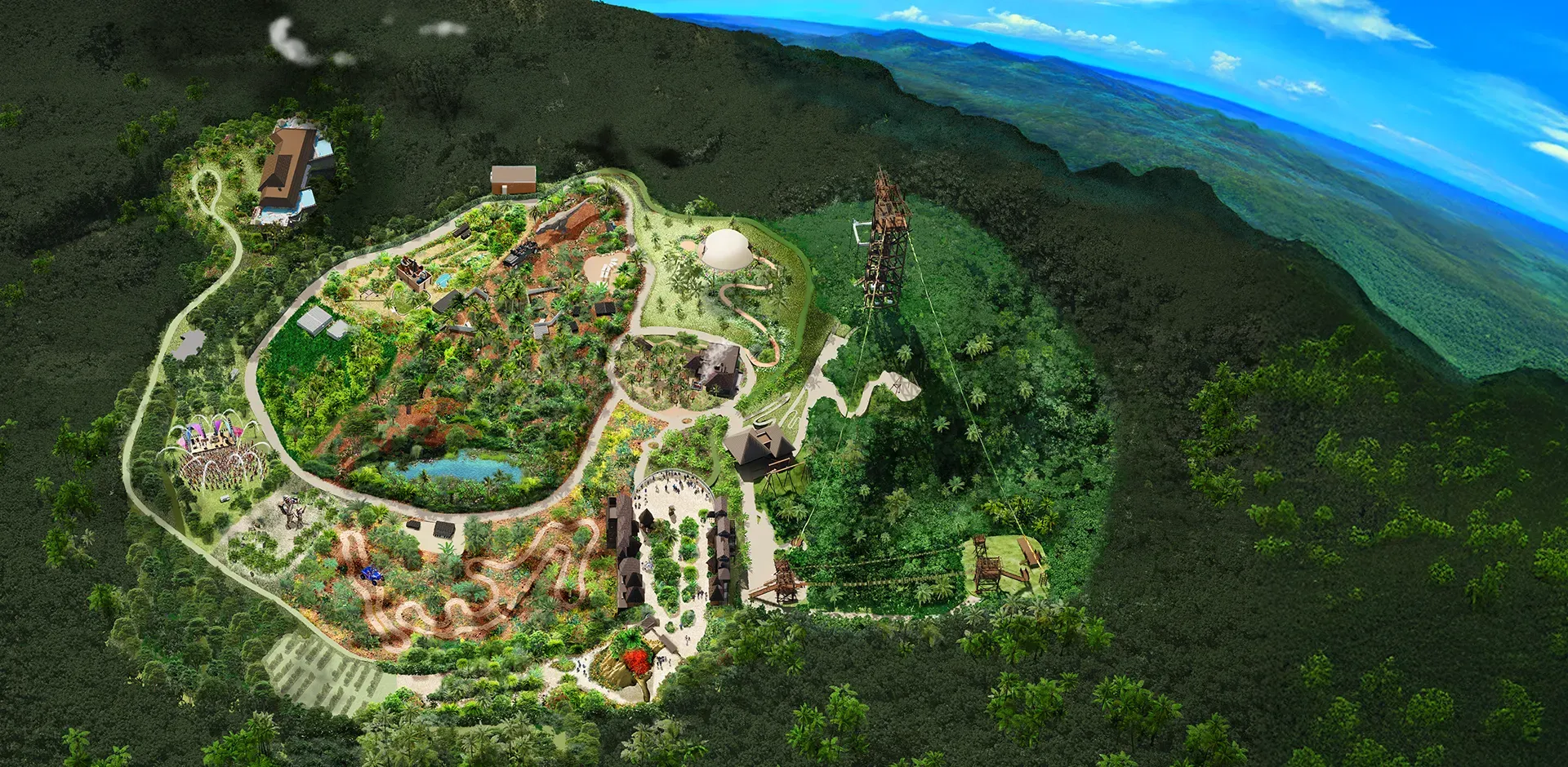 JUNGLIA 叢林樂園地圖