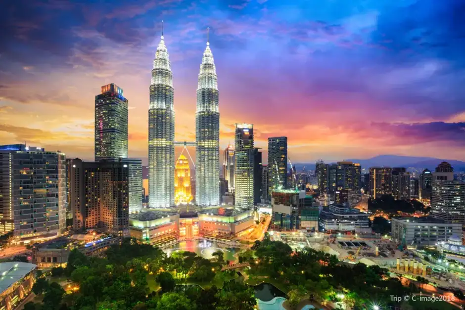 the Petronas Twin Towers