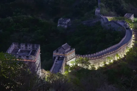 Walk at night at Simatai