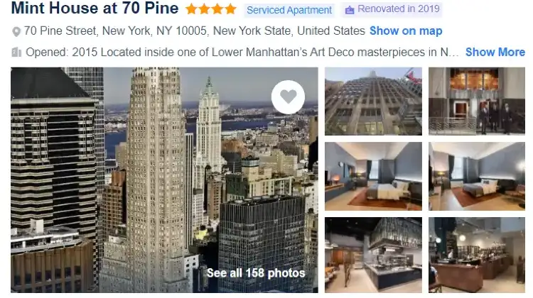 Mint House at 70 Pine