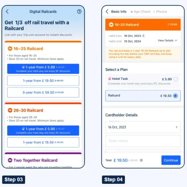 Use Railcard Discount