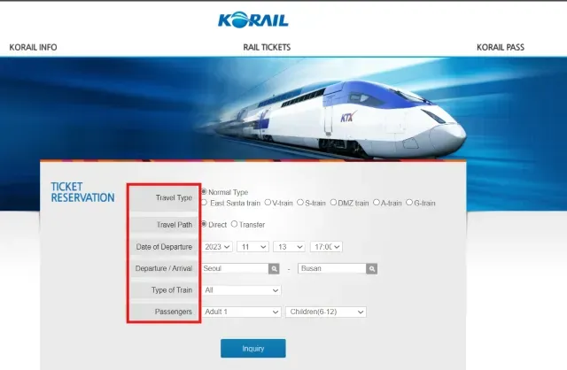 How to Book KTX Ticket at the Station