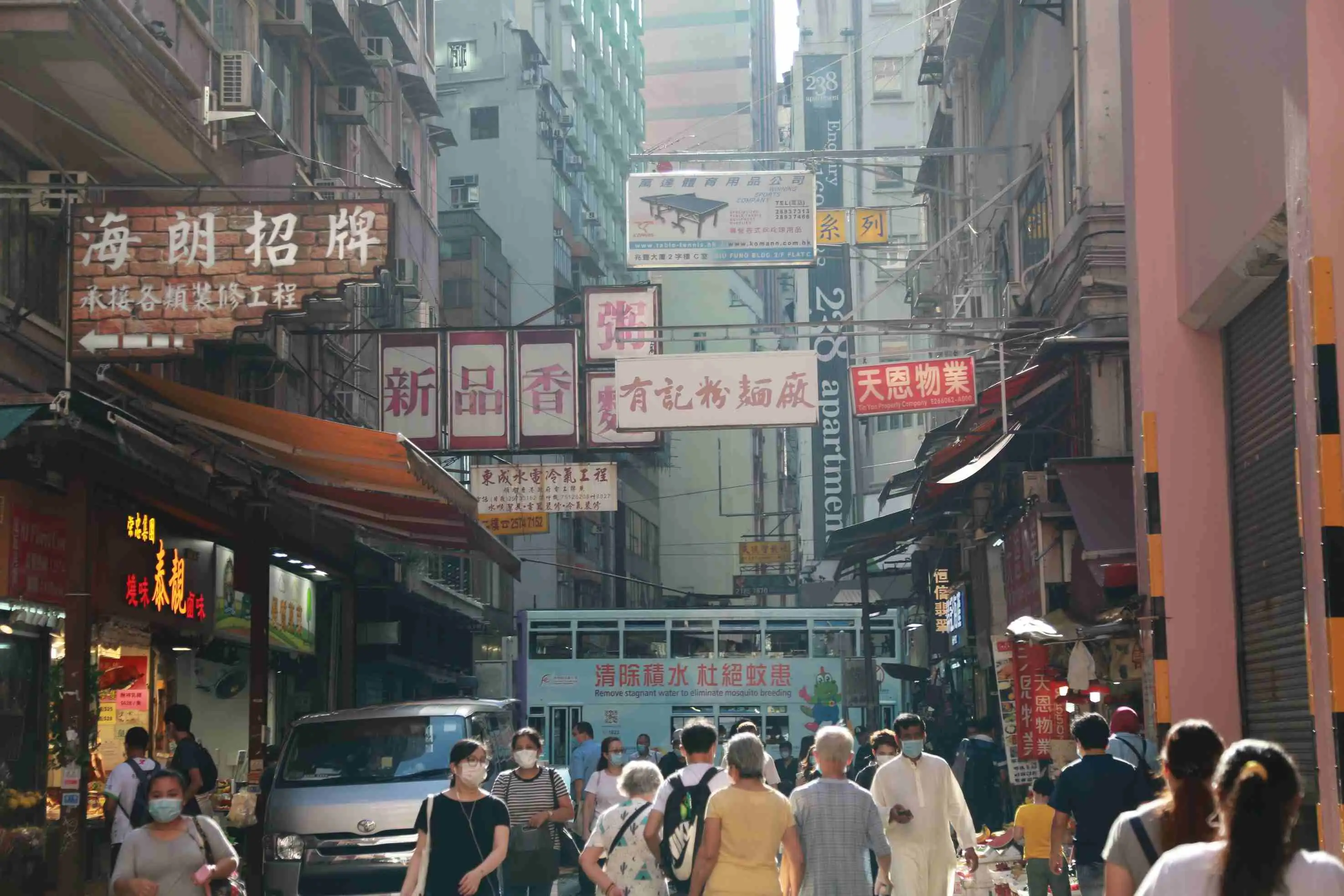 Wan Chai district of Hong Kong.