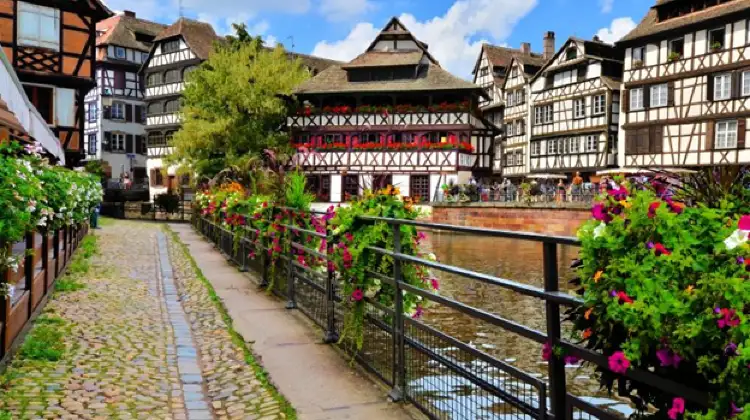 Street view of Strasbourg