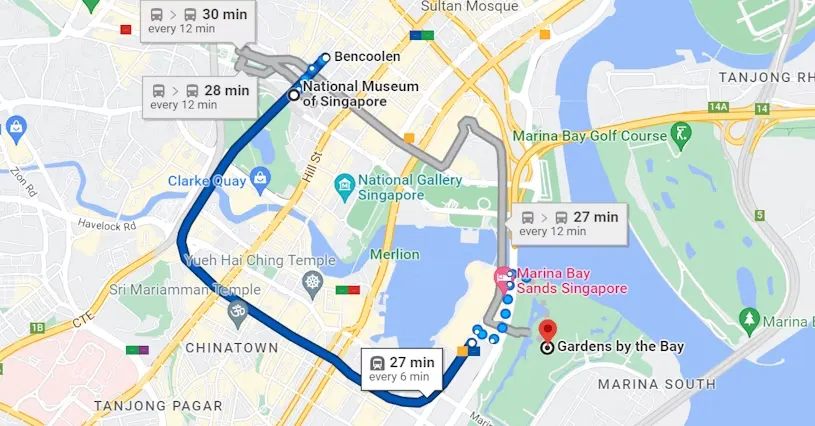 How to go to Gardens by the Bay?