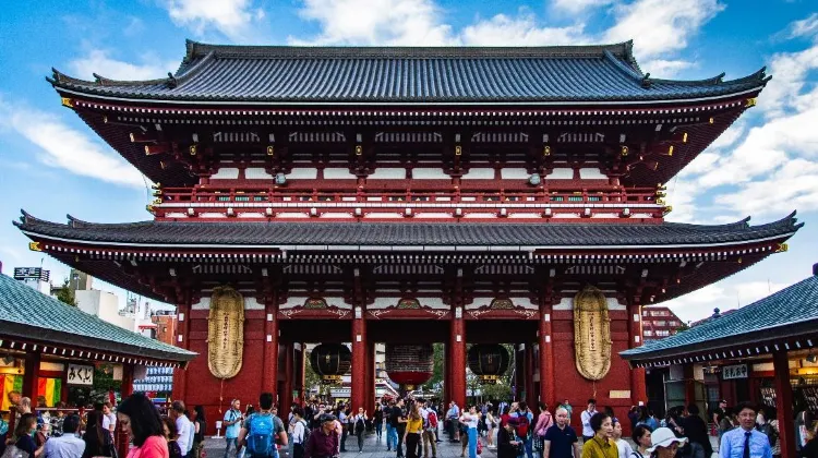 The Sensoji Temple dates back to the 7th century.