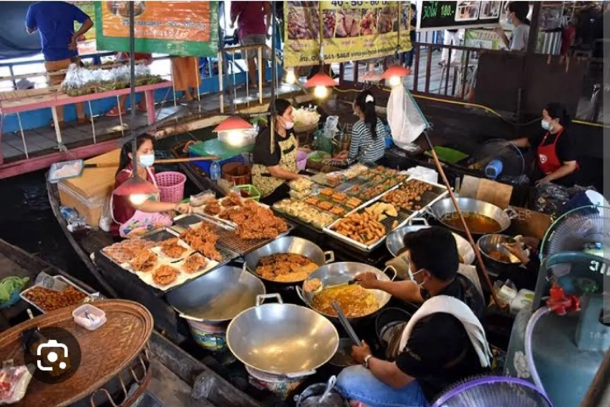 ที่เที่ยวนครปฐม#13 ตลาดน้ำวัดลำพญา