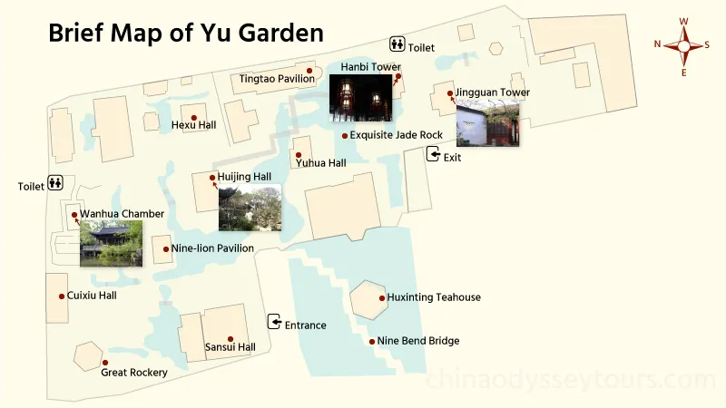 Yu Garden Map