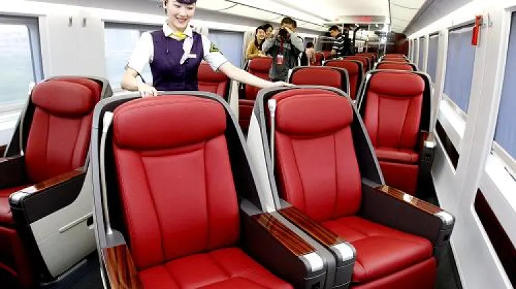 中国高速鉄道の観光席