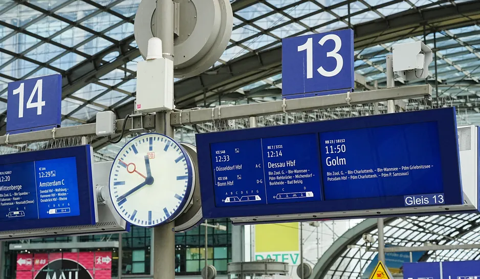Fahrplan der Deutschen Bahn