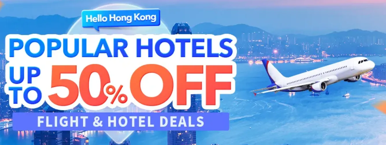 live super travel promo code Hello Hong Kong! Popular hotels up to 50% Off!
