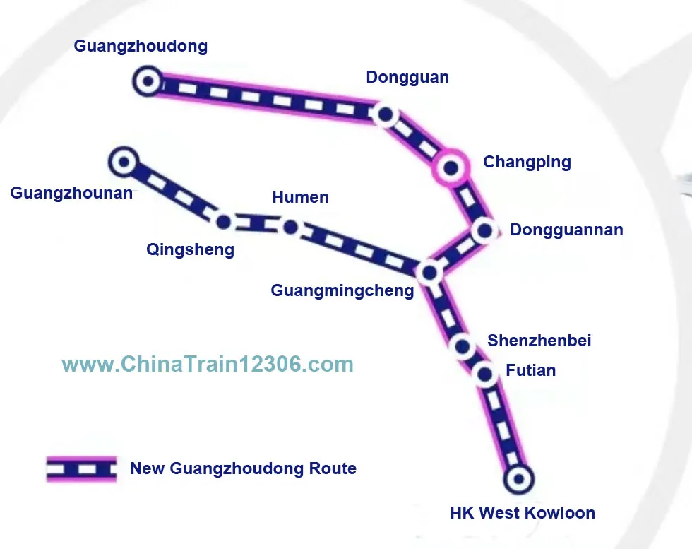 High-Speed Train Schedule of Hong Kong Station