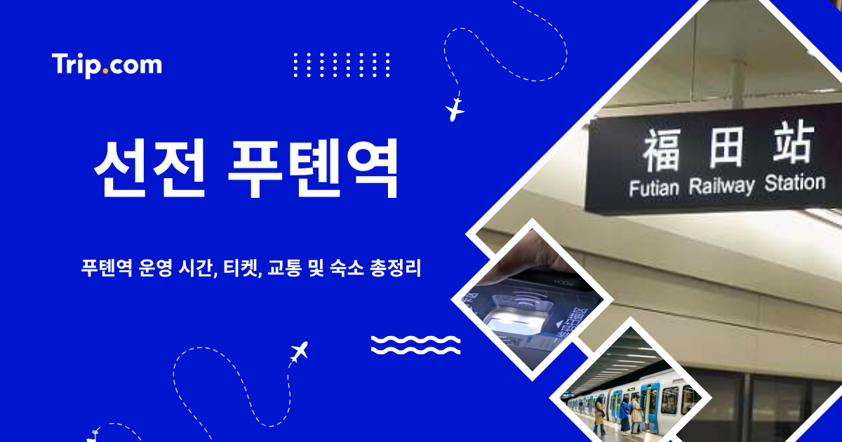 2026 선전 푸톈역 가이드 | 운영 시간, 티켓, 교통 및 숙소 총정리