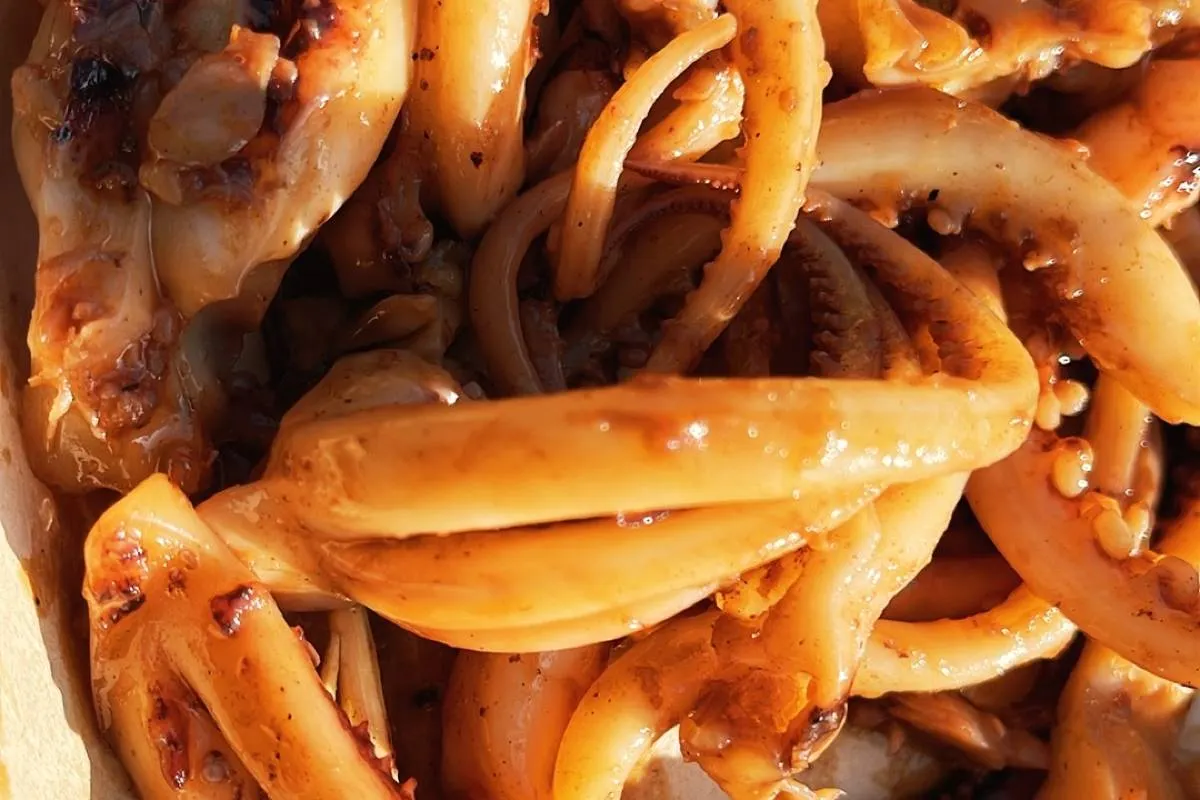 「爐炭燒」泰式串燒鱿鱼