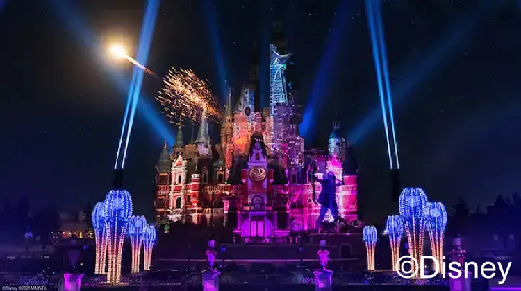 上海迪士尼樂園烟花