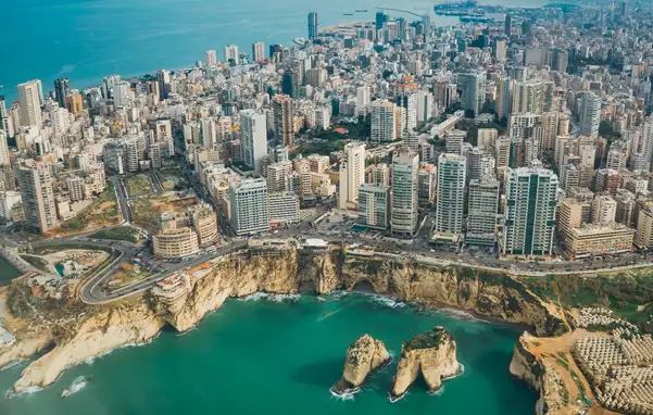 Die Innenstadt von Beirut
