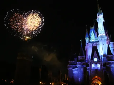 Tokyo Disneyland firework timing