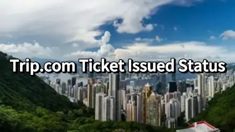 Trip.com Ticket Issued Status