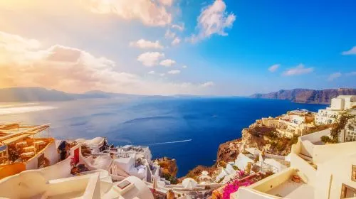 cost for hotels when travelling to Santorini