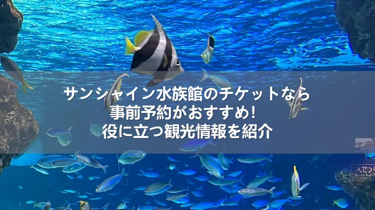 サンシャイン水族館のチケットなら事前予約がおすすめ！役に立つ観光