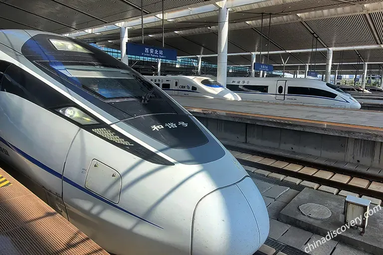 Xian Train Station-Xi'an North Railway Station