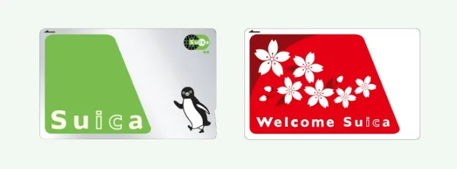 Two Types of Suica Cards: Welcome Suica Card&Suica Card