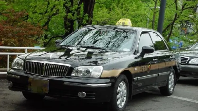 模範タクシー(黒×黄色)