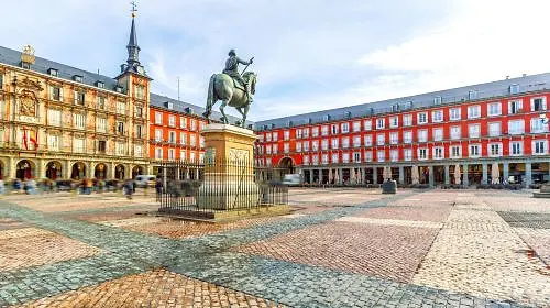 La Plaza Mayor à Madrid, Espagne