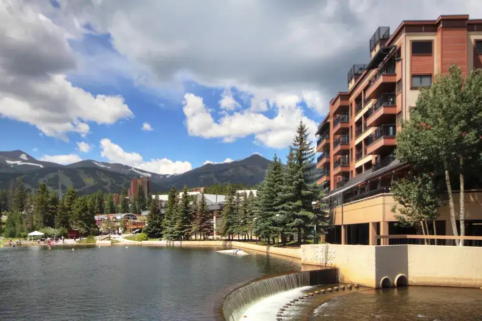 Sky view of the Breckenridge Resort