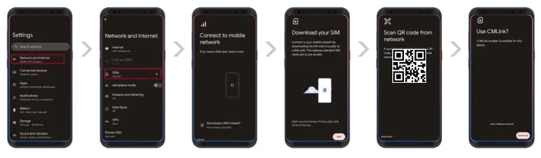 韓国eSIMの設定方法
