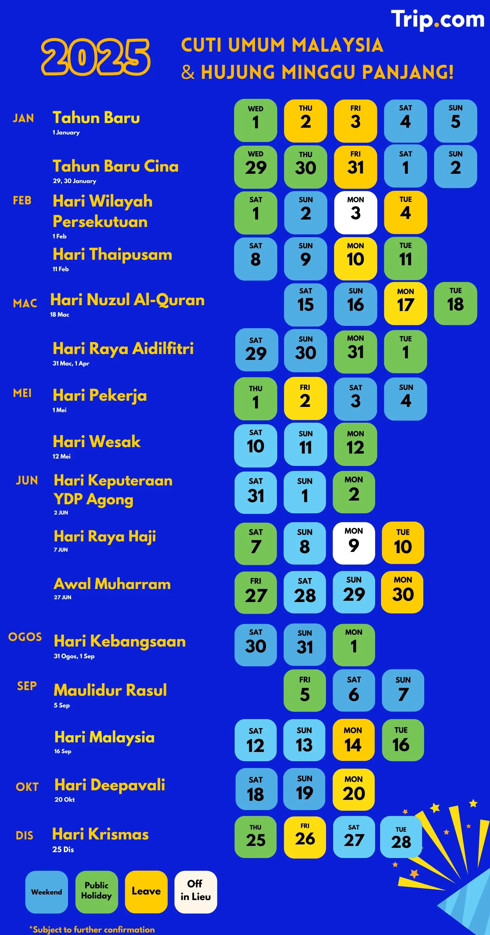 Kalender Hari Libur Nasional Malaysia 2025