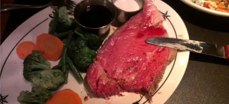 Sink your teeth into a wide variety of steaks at the Saltgrass Steak House!