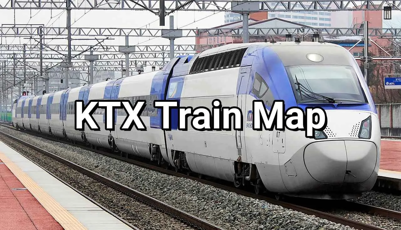 KTX Train Map