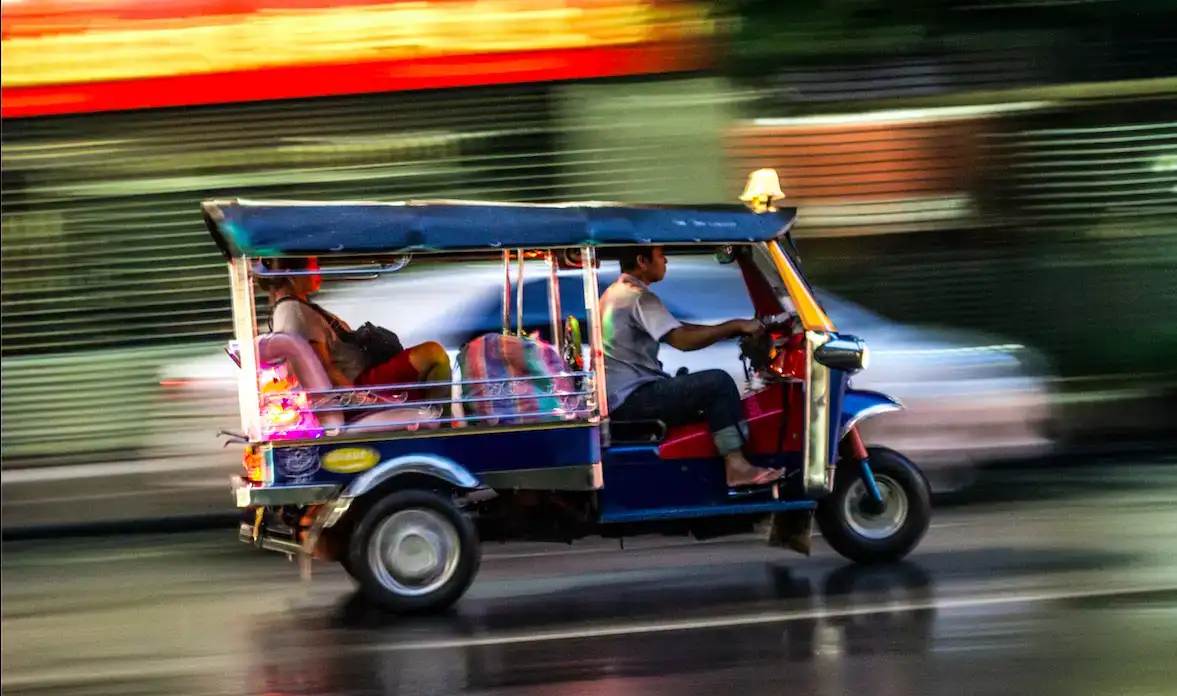 One of Thailand's famous Tuk-Tuks