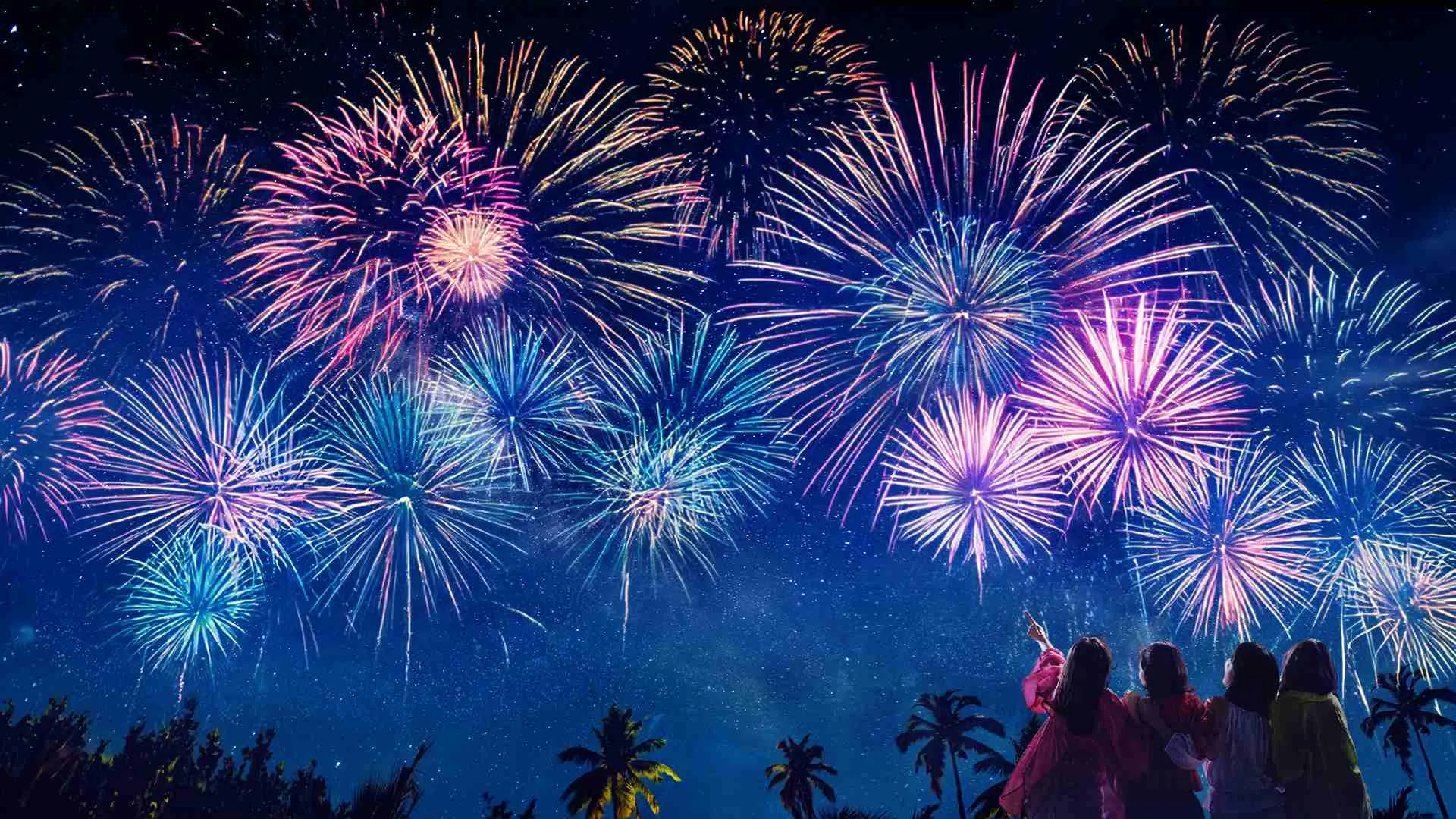 Witness spectacular fireworks